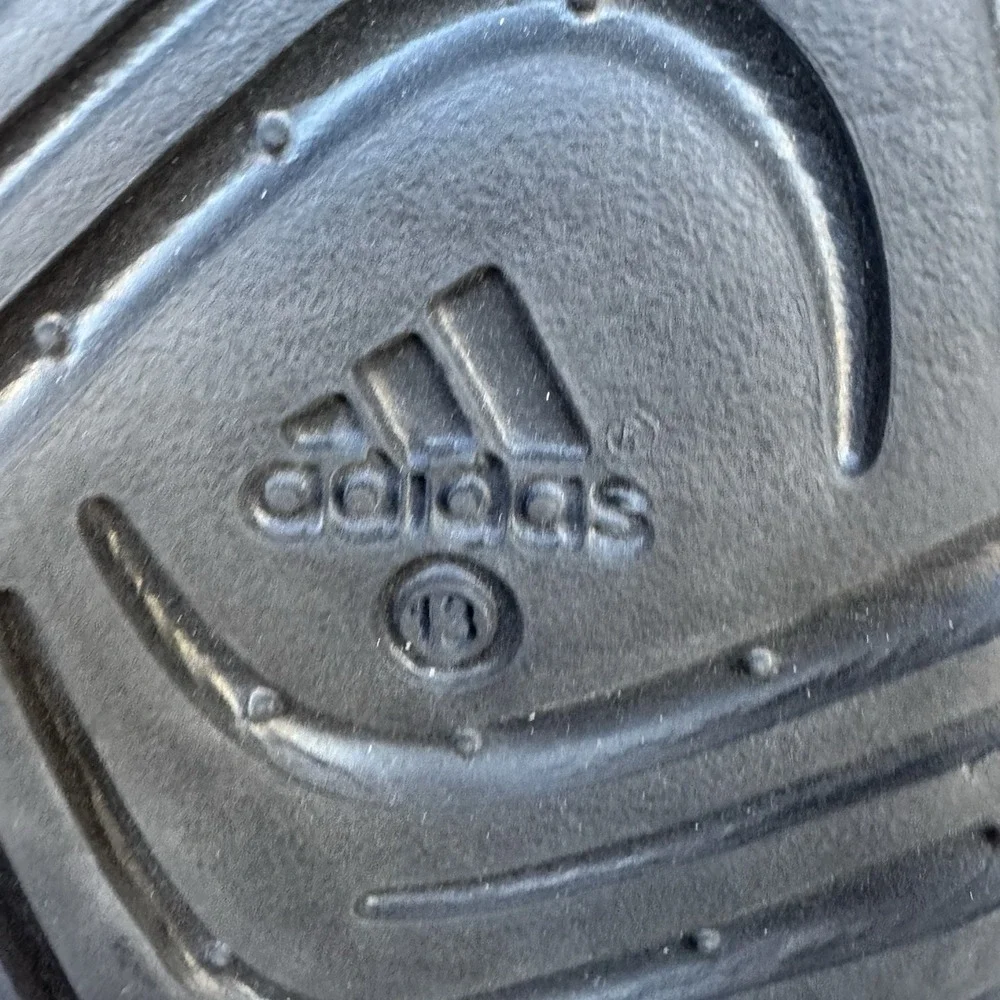 Size 13 - ULTRA RARE 2011 ADIDAS GEL‎ CUSHIONED BLUE SLIDES MEN'S 807075
